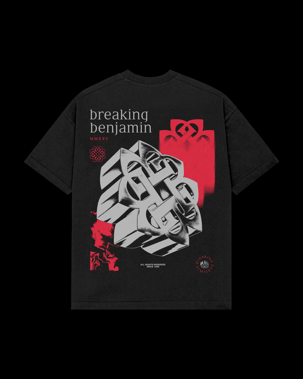 3D Black Tee