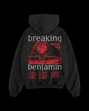 Awaken The Fallen Tour Date Black Hoodie