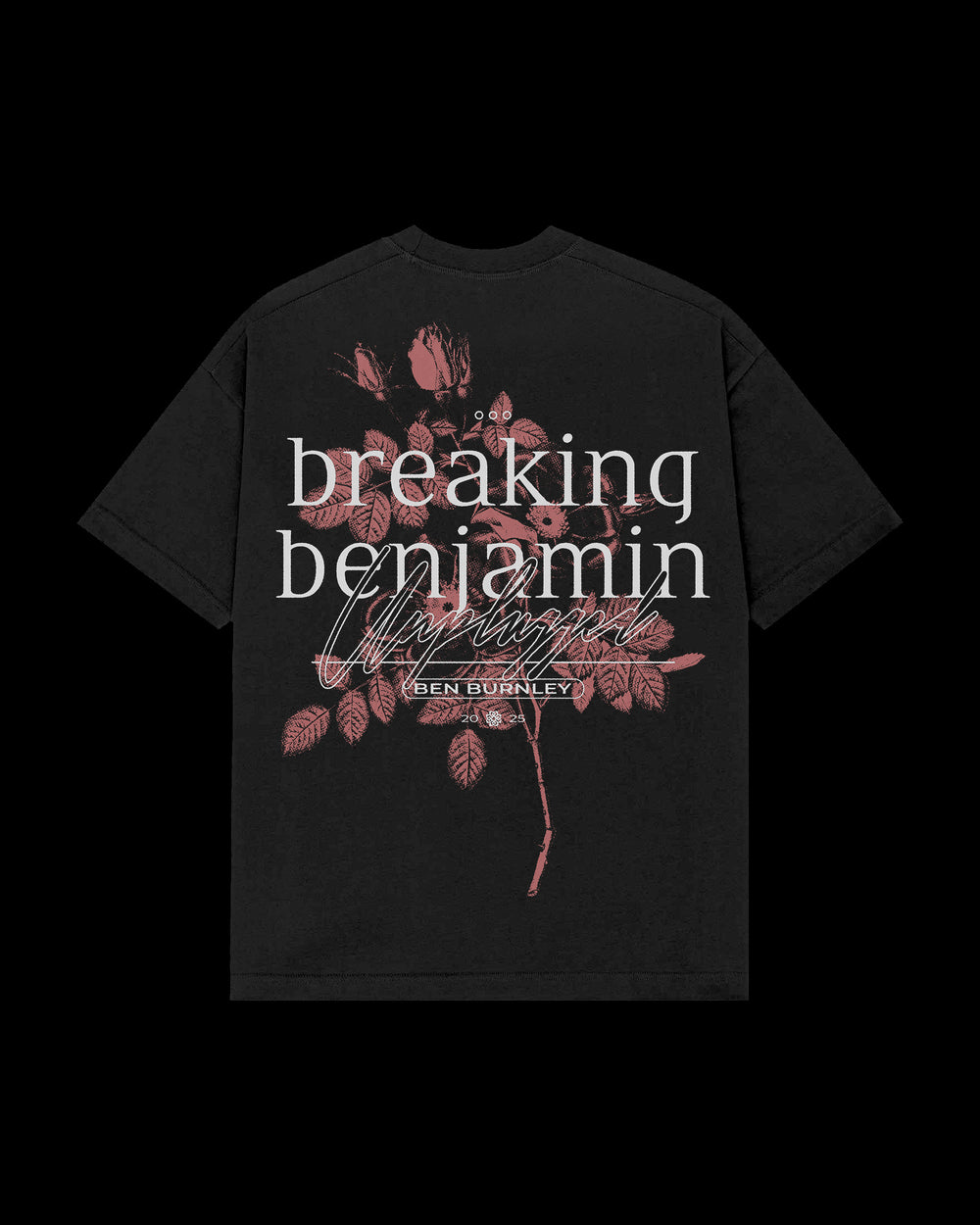 Flower Black Tee