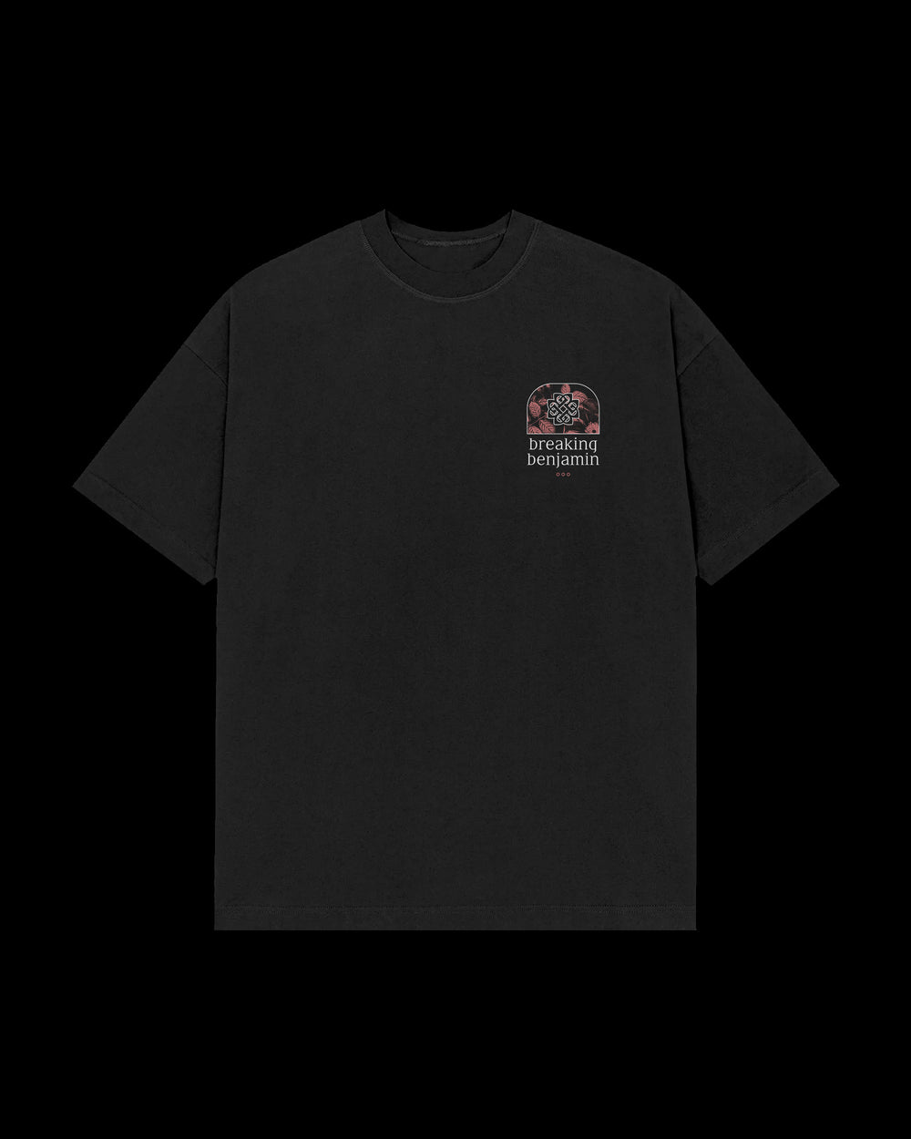 Flower Black Tee