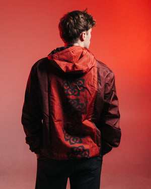 Shatter Red Windbreaker